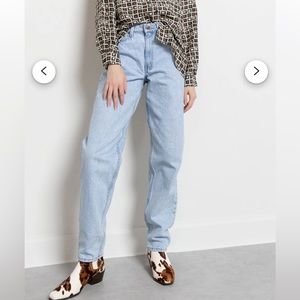 Vintage 1993 New Rare ORANGE TAB LEVI'S student  560 High Waist .Size 29W